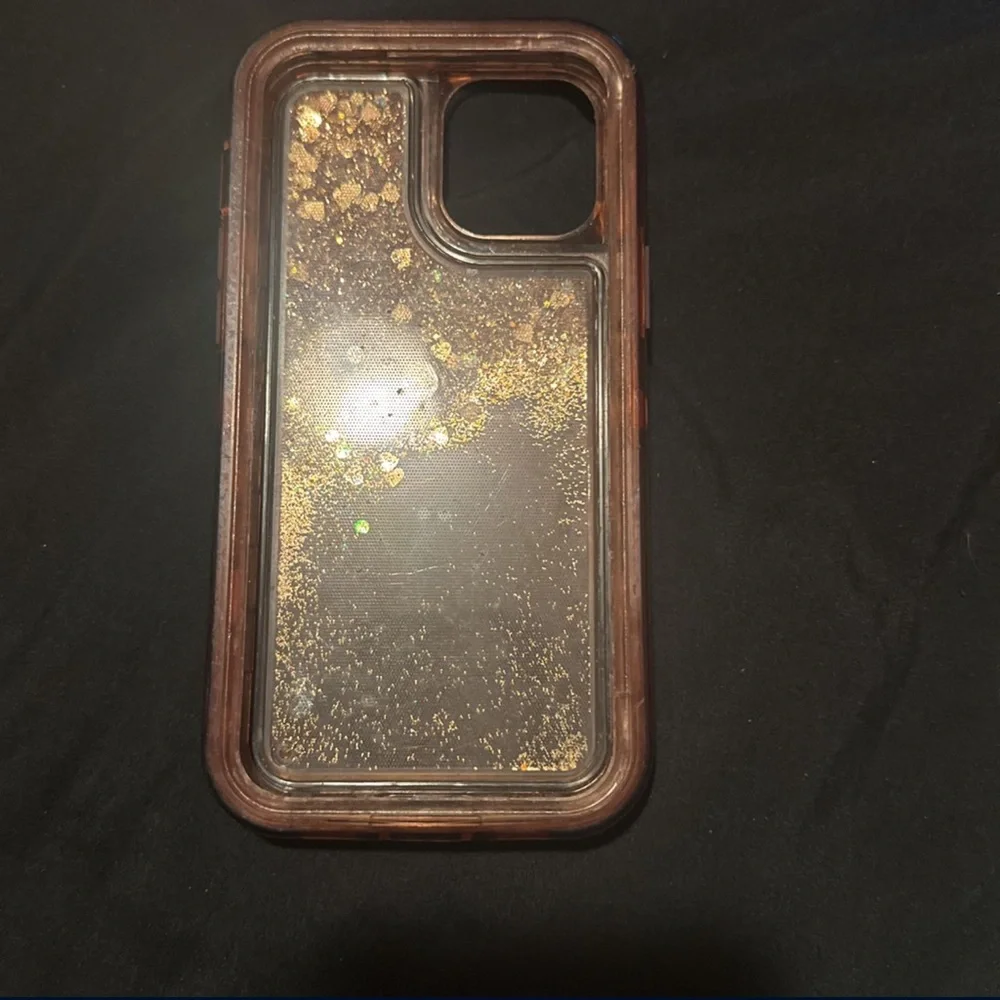 iPhone 12 Pro Max outer box cover/ glitter case cover